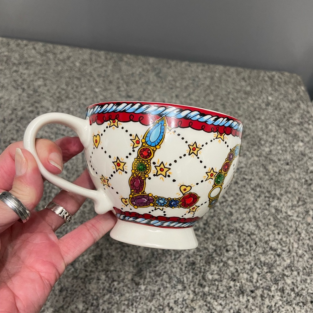 BRIGHTON Set of 2 Tea/Coffee Cups Jewel & Love Limited Edition Christmas 13 oz - Picture 12 of 16